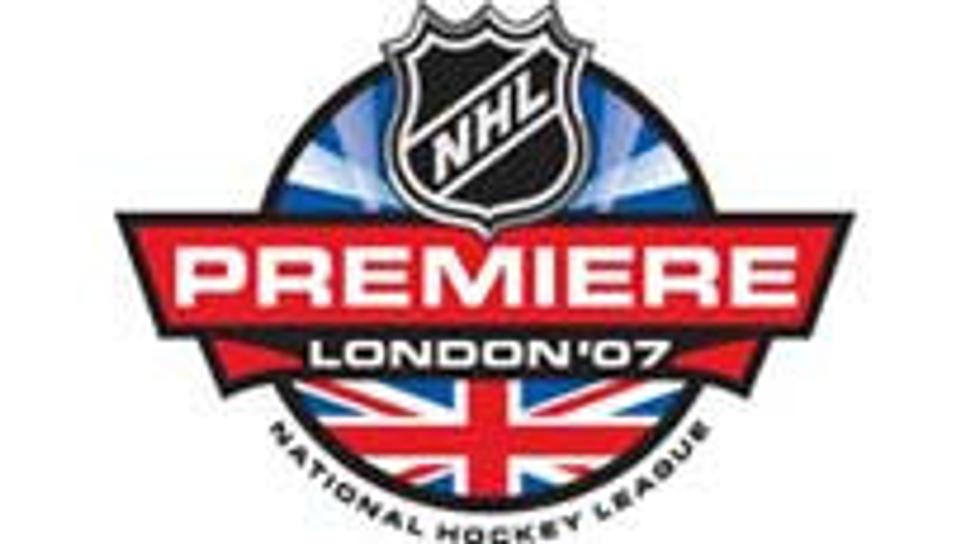 Logo dvojzápasovej zastávky NHL klubov v Londýne