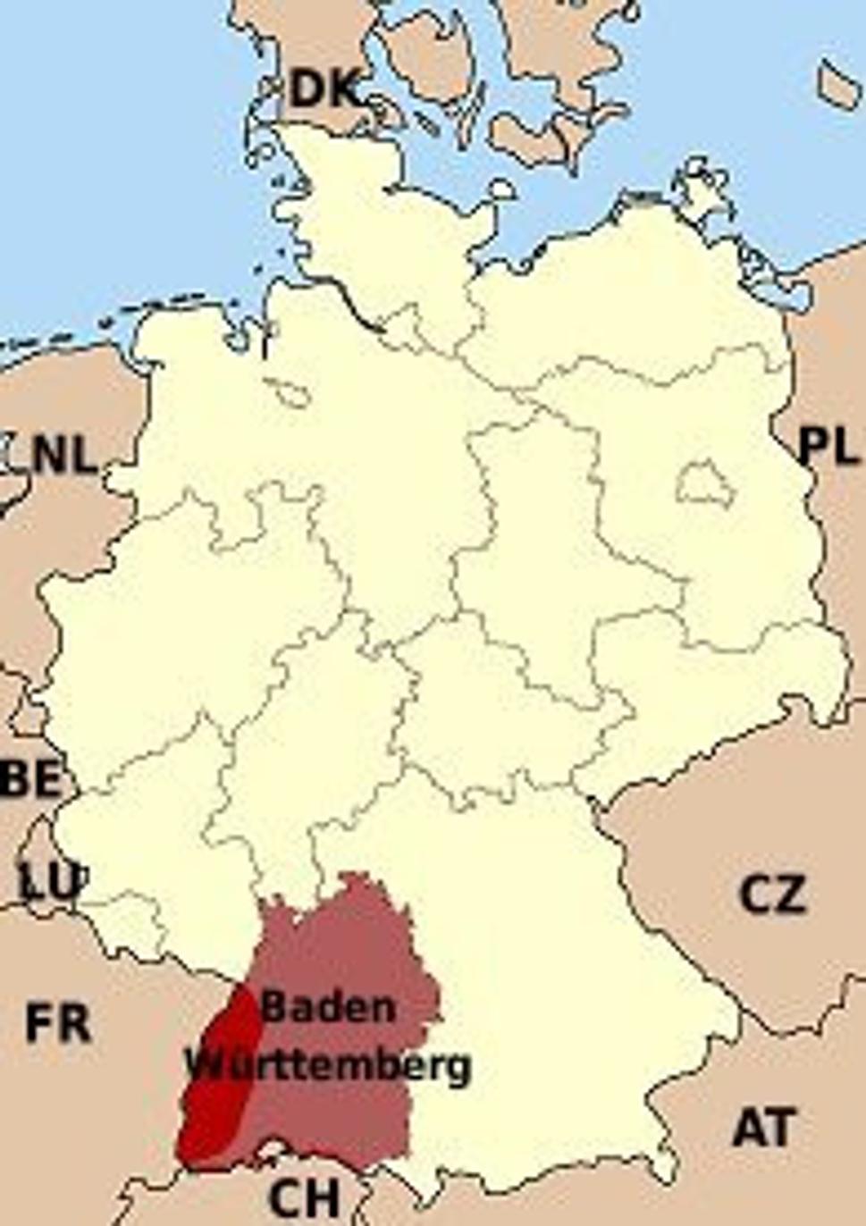 Na časti Bádensko-Wurttemberska rozprestierajúcej sa na pravom brehu Rýna oproti Alsasku by sa mala medzi gymnazistami zo zákona presadiť francúzština.