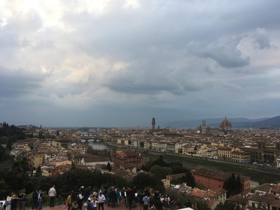 Zaber z Piazzale Michelangelo
