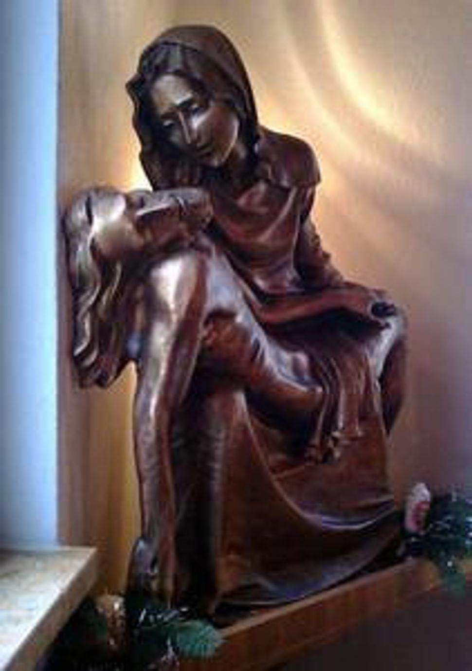 Pieta v kaplnke bl. sestry Zdenky v Dolnom Ohaji