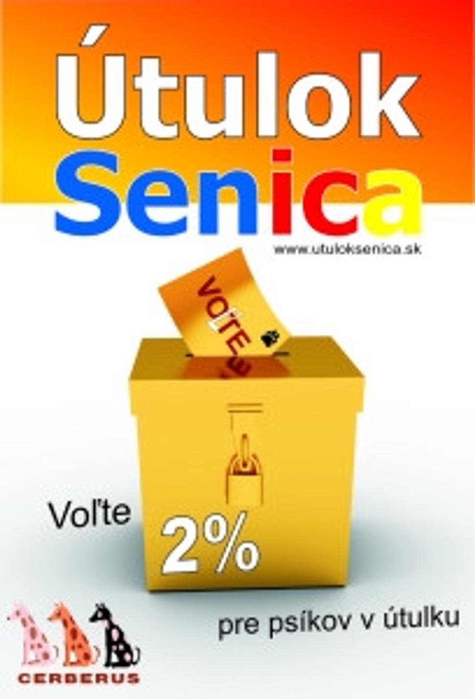 *** Voľte 2 % pre psíkov v útulku. *** www.utuloksenica.sk