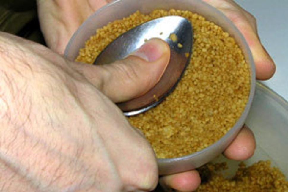 cous-cous poriadne utlačiť