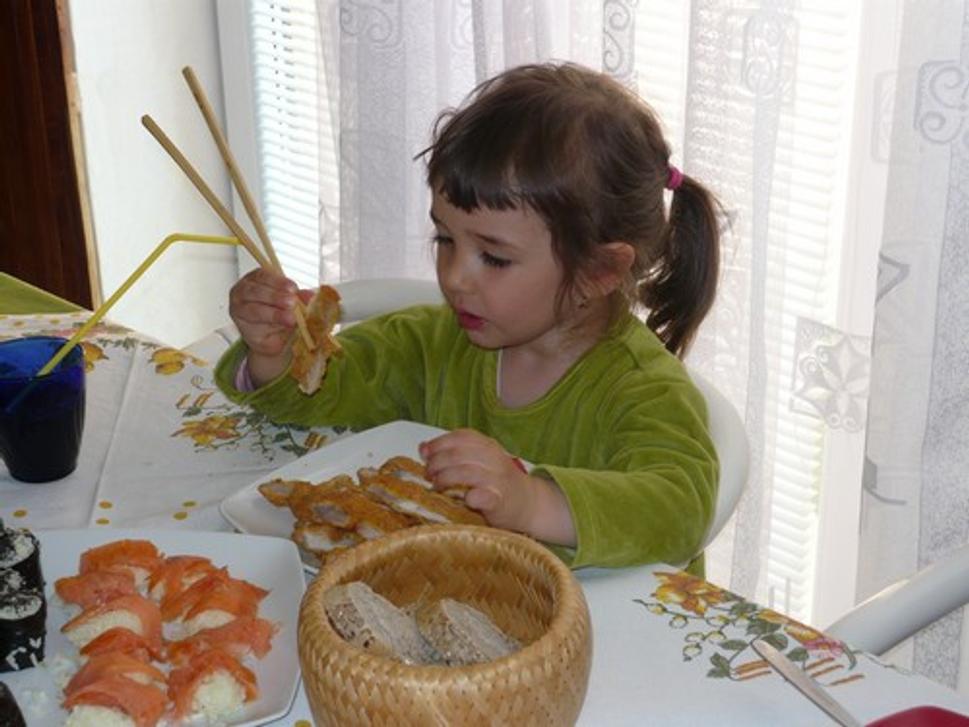 rezňo-suši párty