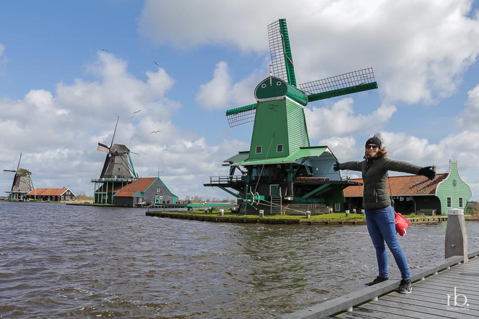 Veterné mlyny v Zaanse Schans