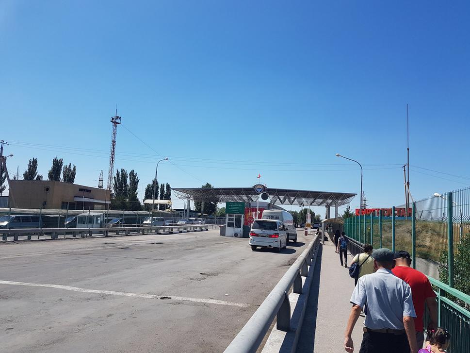 hranica Kazachstanu s Kirgizskom