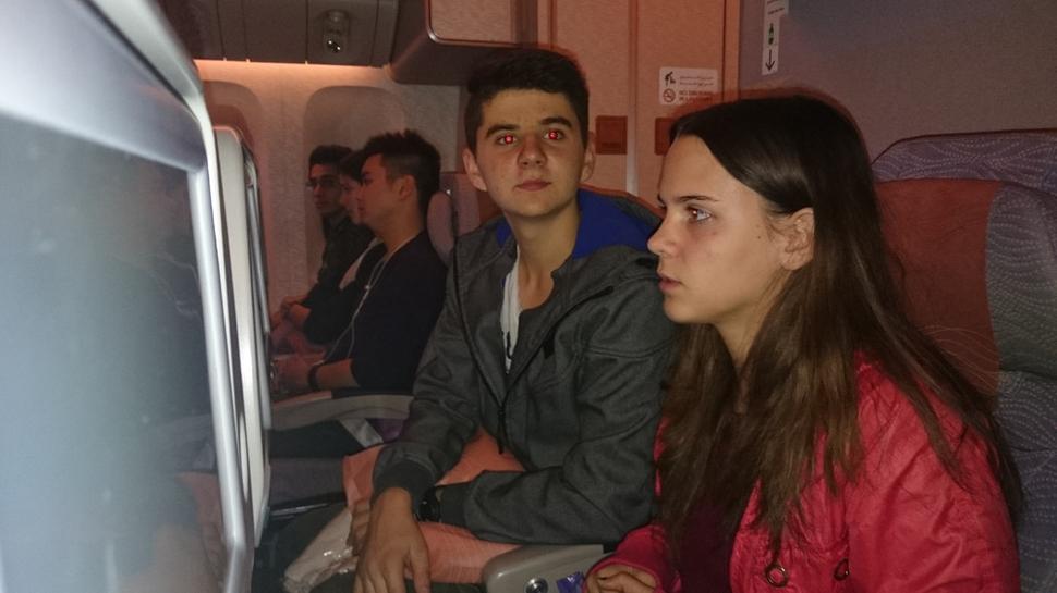 Annamária v lietadle