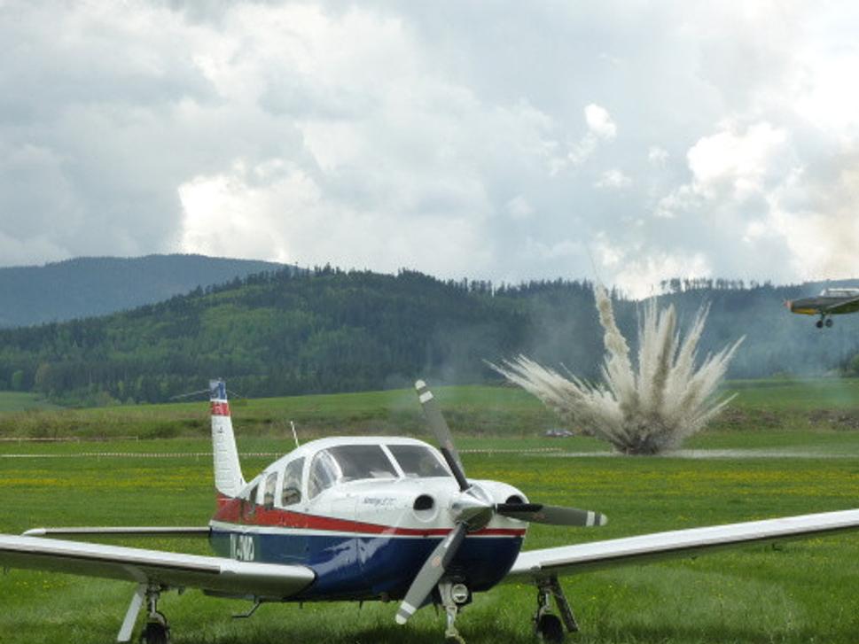 ukážka bombardovania