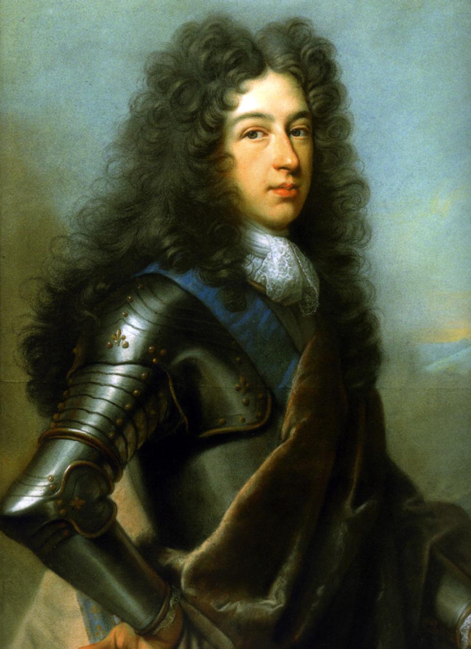 Portrét burgundského vojvodu Ľudovíta, vnuka francúzskeho kráľa Ľudovíta XIV. a otca francúzskeho kráľa Ľudovíta XV.