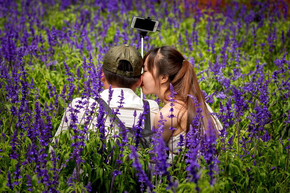 Romantické selfie