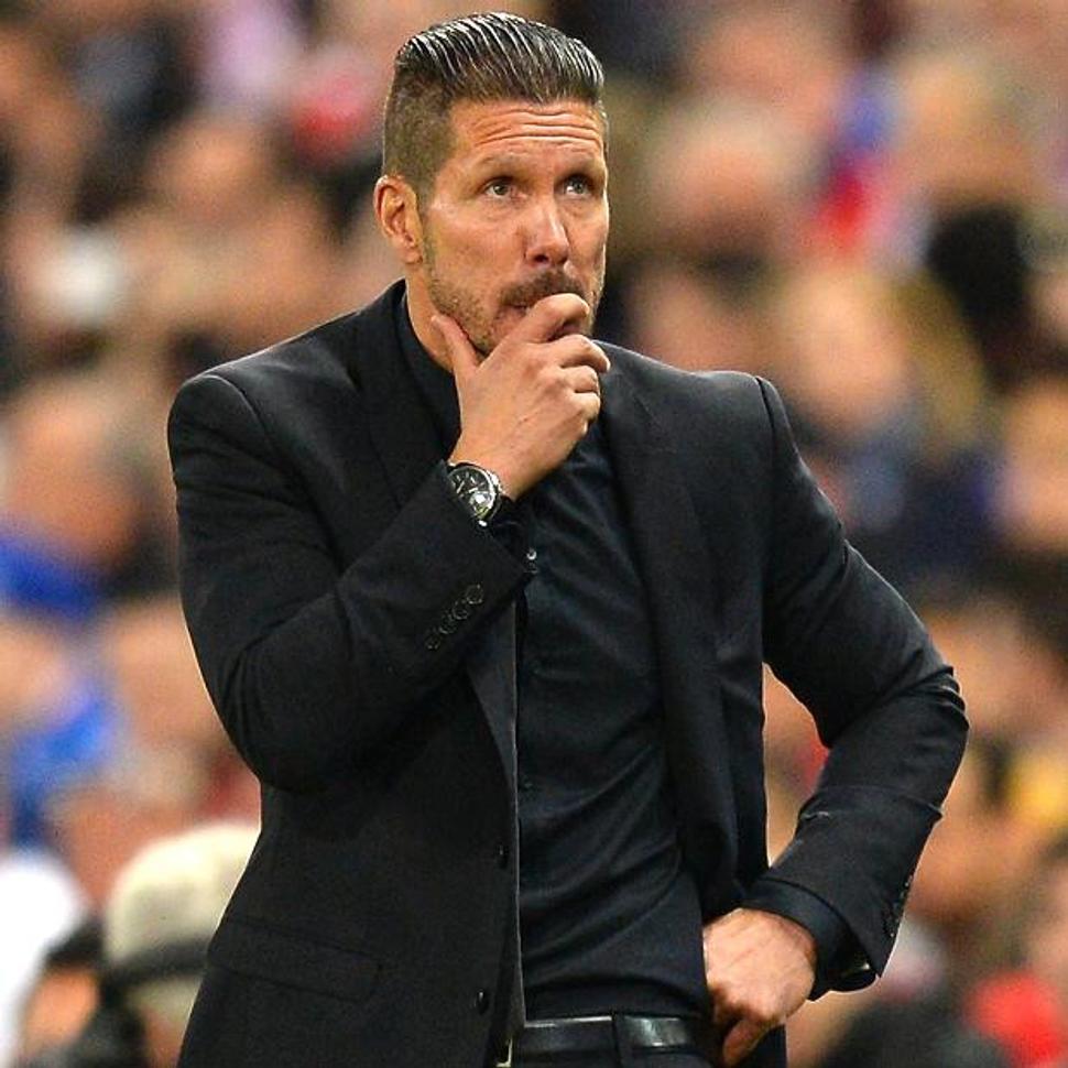 Strojca minuloročného úspechu Los Colchoneros Diego Simeone.