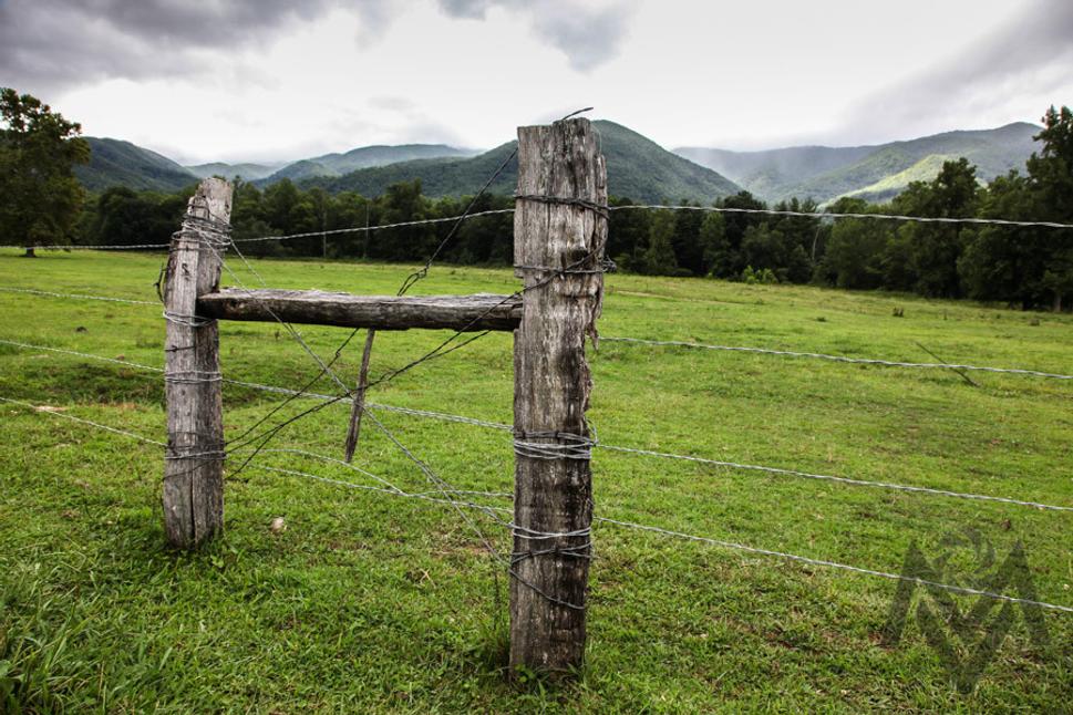 Pohlad zo vstupu do Cades Cove