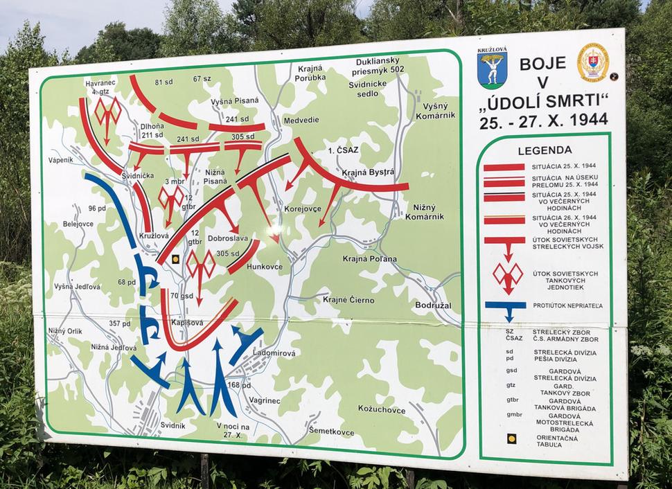 Informačná tabuľa v Údolí smrti