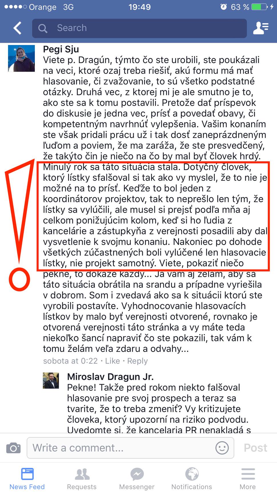 Slečna, ktorá robila na participatívnom rozpočte prezradila, že tu bol reálny "oj....ač"