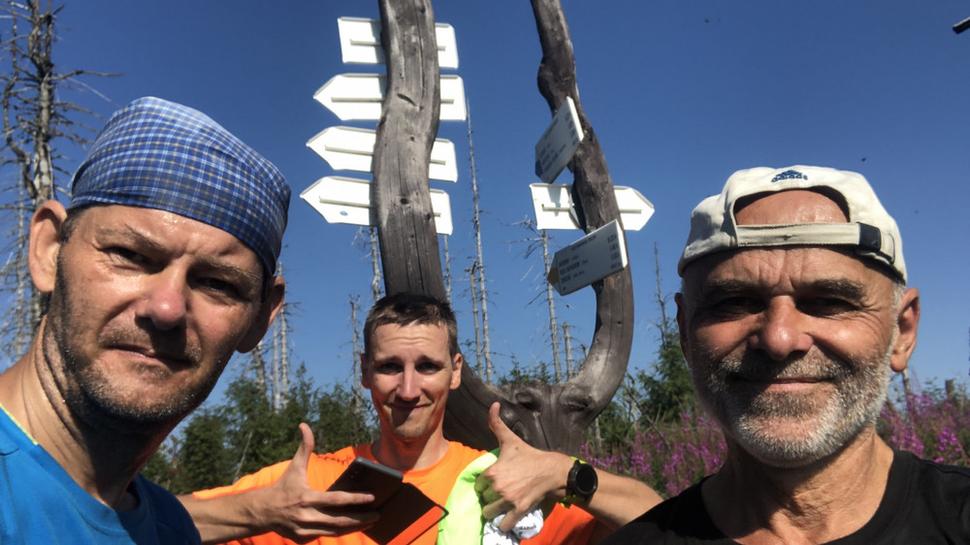 Na vrchole Fabovej hole - najvyššieho vrchu Fabovských vrchov