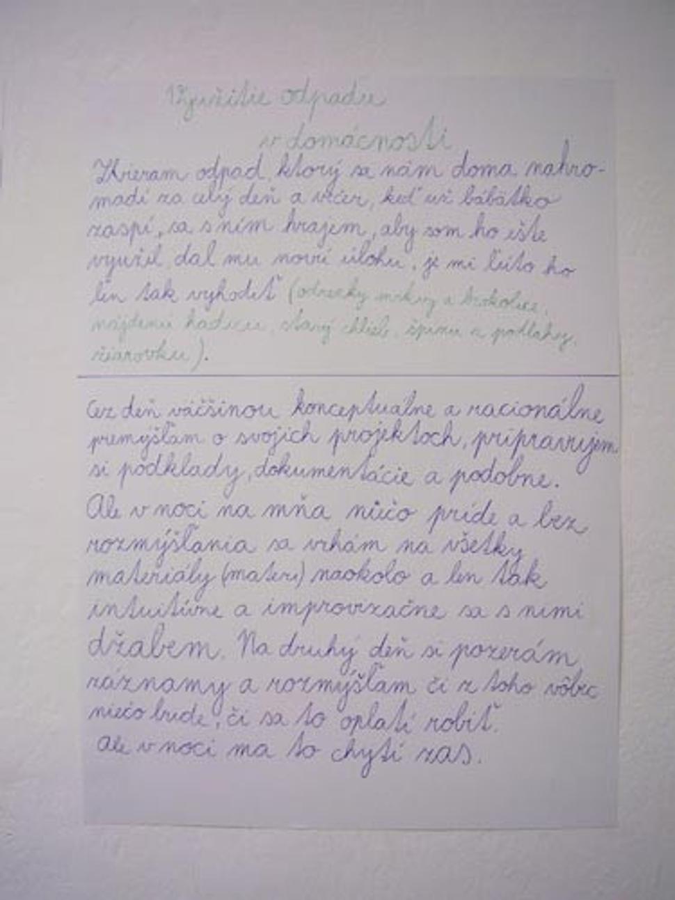 Erik Sikora, Využitie odpadu v domácnosti