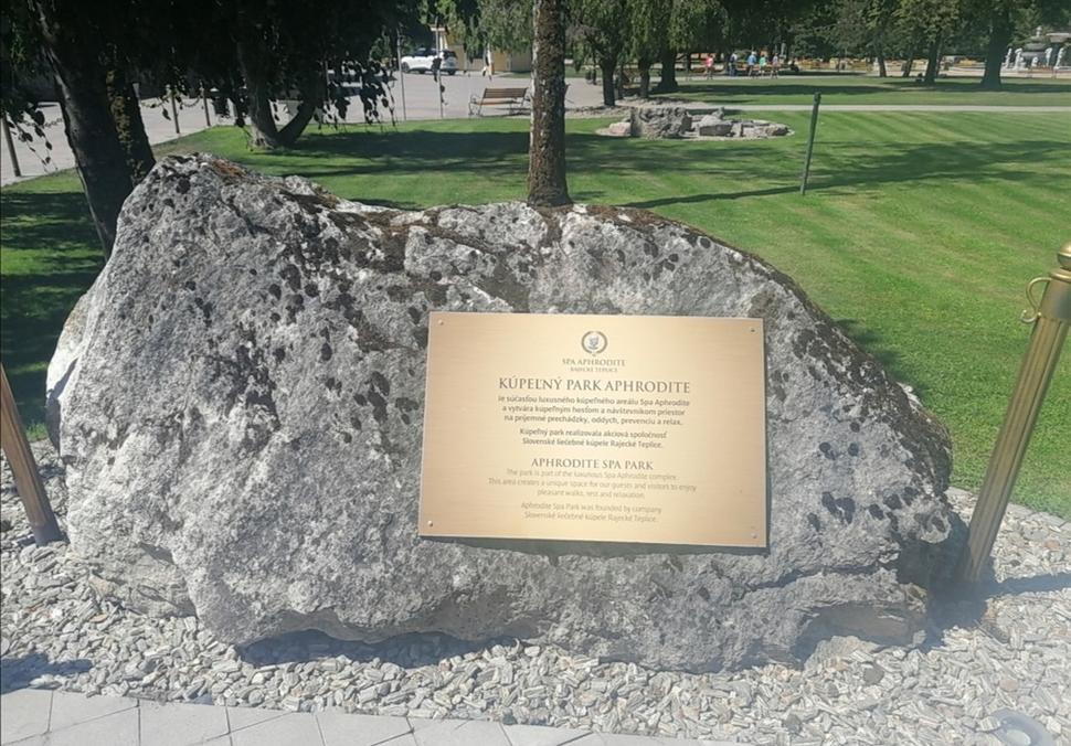 tabuľa Kúpeľného parku