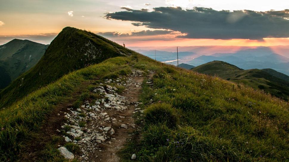 Z druhej strany Pekelníka, odkiaľ sme prišli