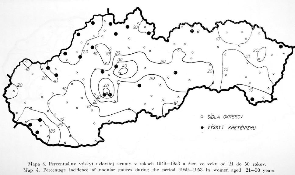 Podoba, Julián: Endemická struma na Slovensku. Bratislava: Vydavateľstvo Slovenskej
akadémie vied, 1962.