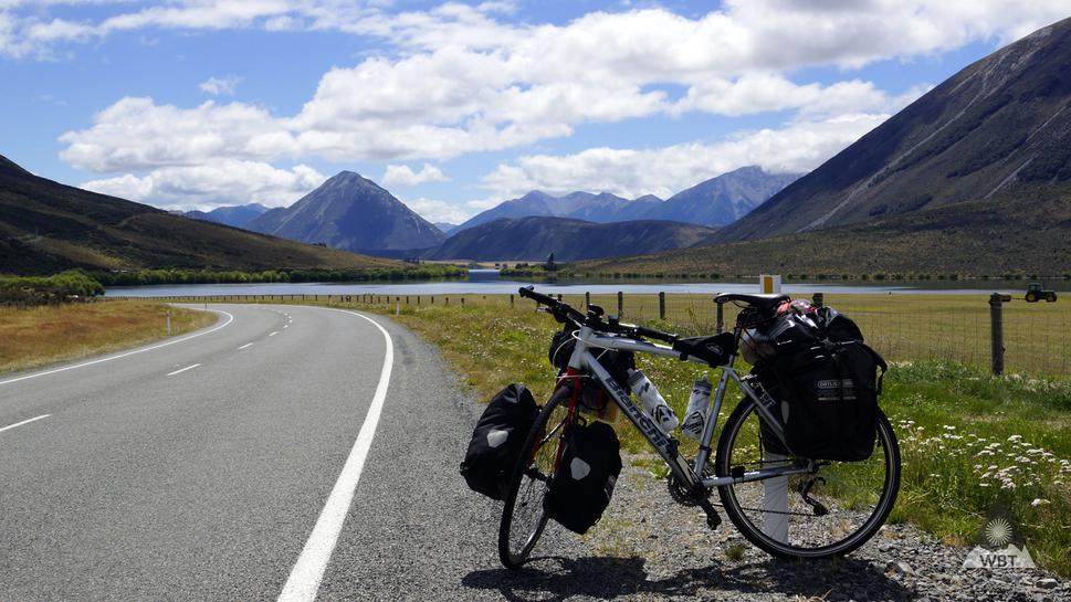 Pred stúpaním na Arthur's Pass na Novom Zélande.