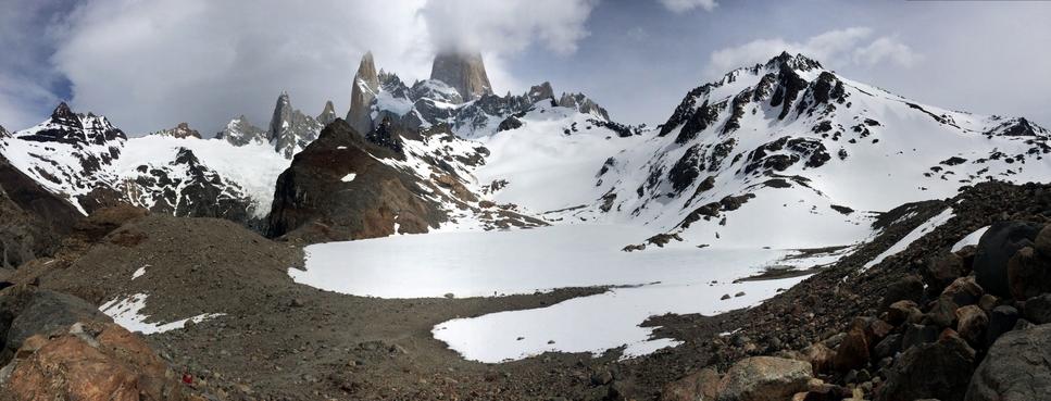 Fitz Roy je ten mumák v hmle