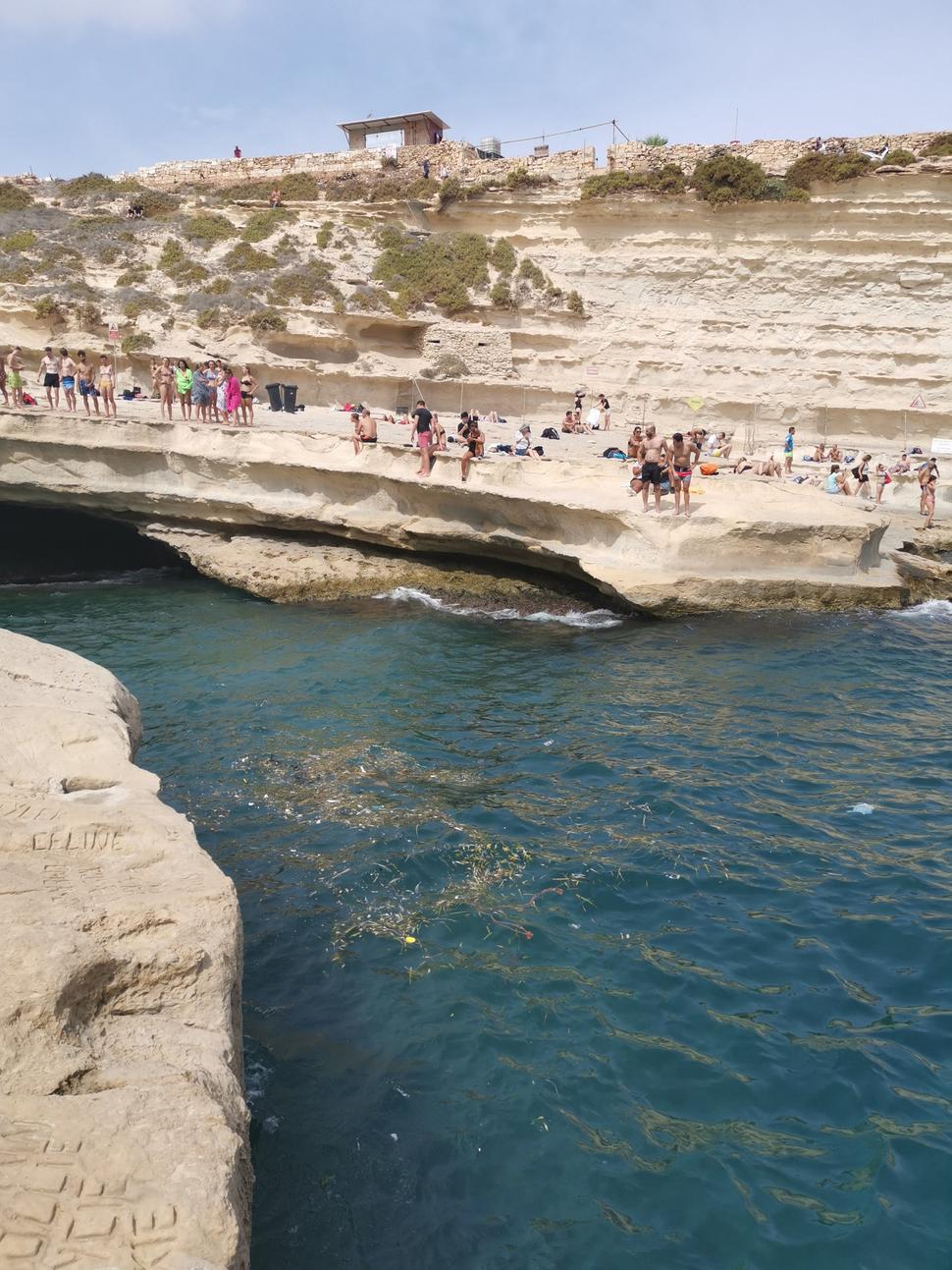 St. Peter’s Pool, aj s naplavenou špinou