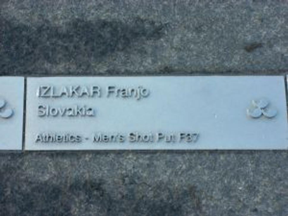Izlakar Franjo - paraolympionik zo Slovinska (alebo Slovenska)