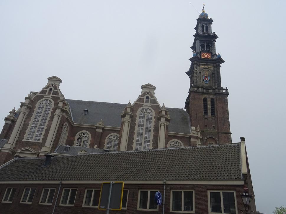 Kostol Westerkerk a najvyššia amsterdamská kostolná veža