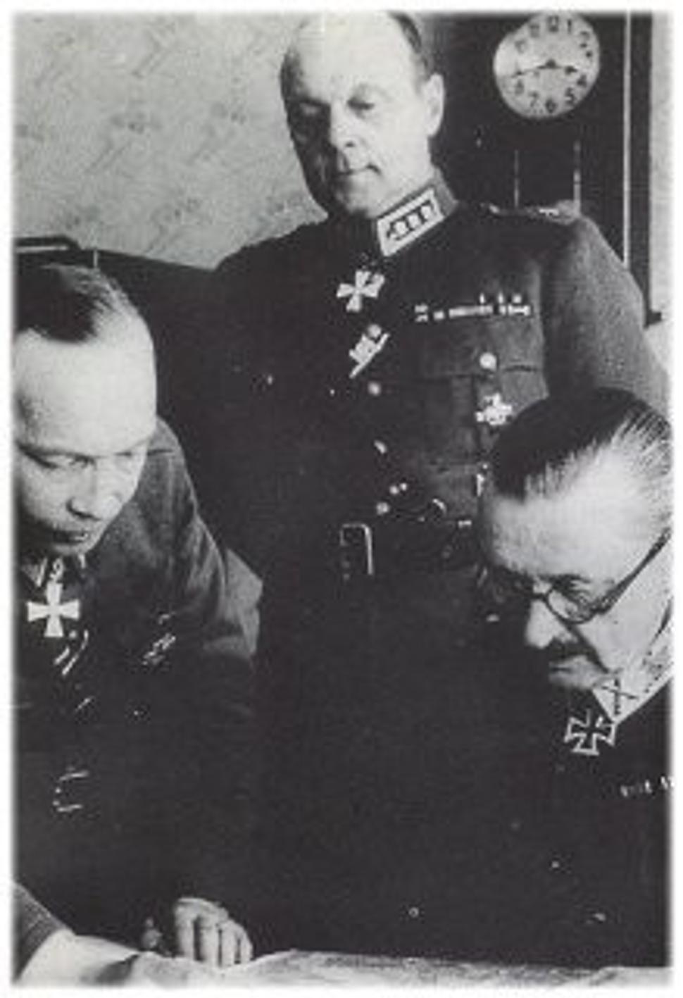 Generál Airo, generál Heinrichs a maršál Mannerheim