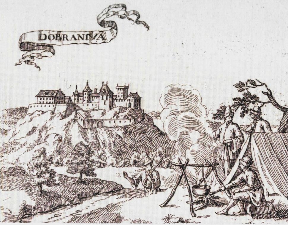 Dobraniva - medirytina -lept Justa van der Nypoorta, 1686.