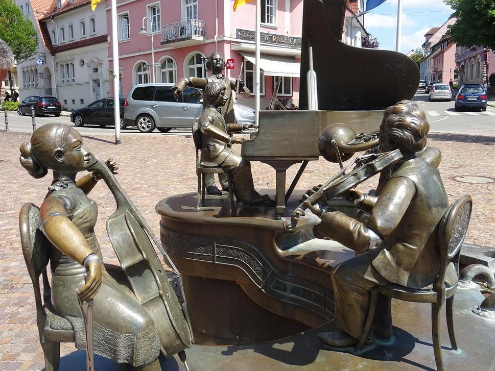 Donaueschingen je malé mestečko s pekným centrom
