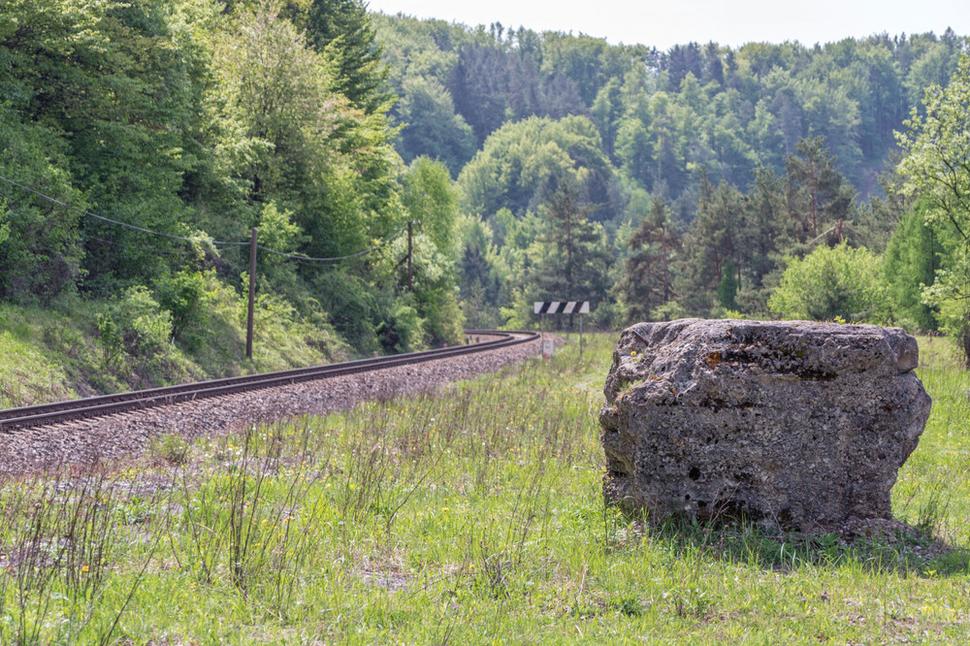 Železničná trať - smer Handlová