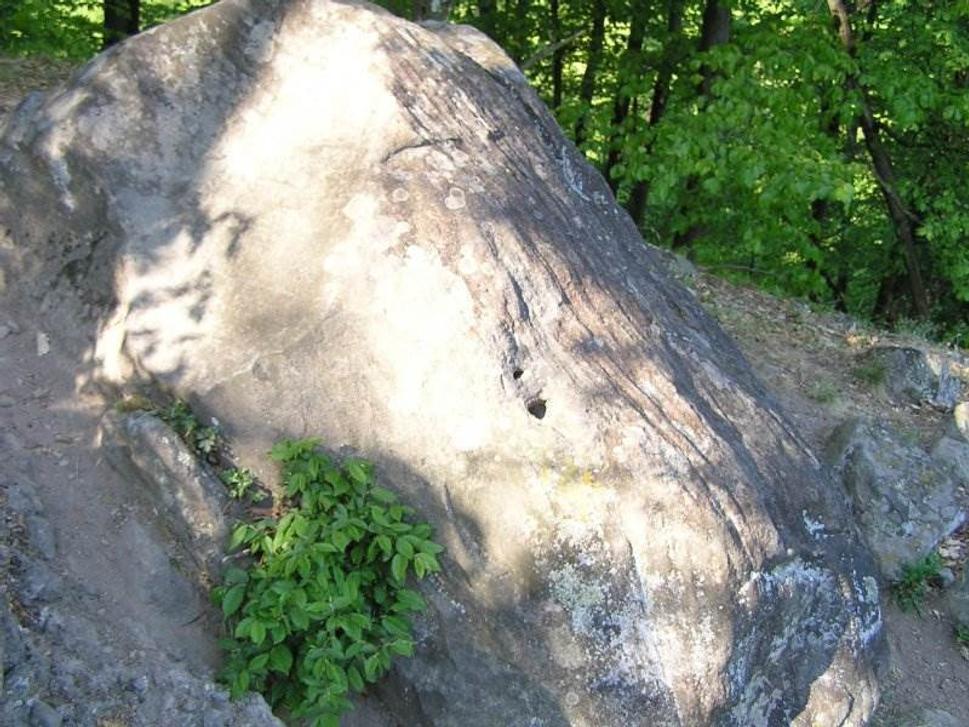 Trúbiaci kameň je andezitová skala o veľkosti cca 3,5 m po dĺžke, 2,5 m vo šírke a 1 m po výške.