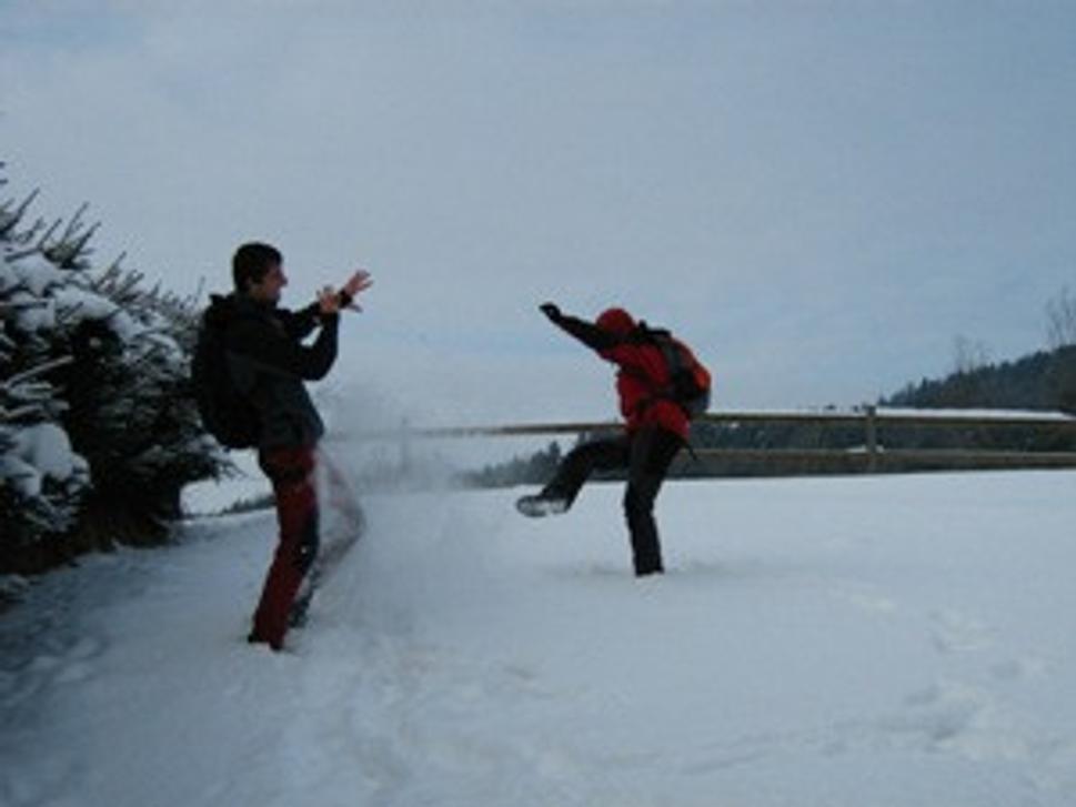 takto sa tancuje v snehu