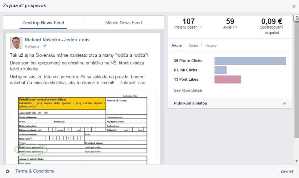 Printscreen2 Facebook Richard Vašečka