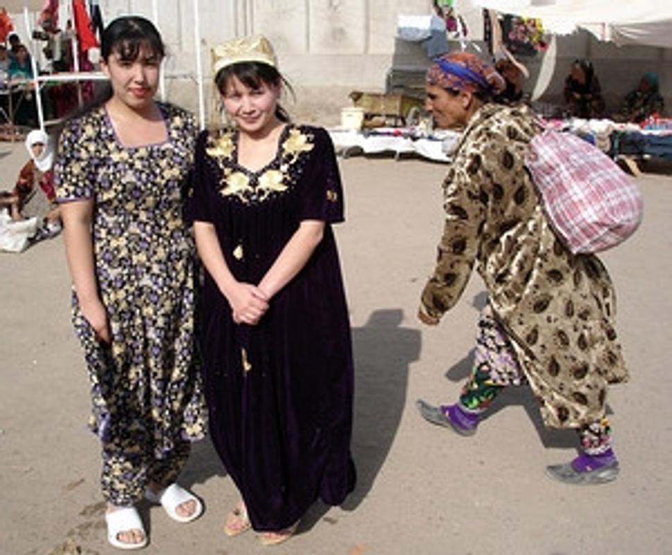 Na trhu v Qarshi.