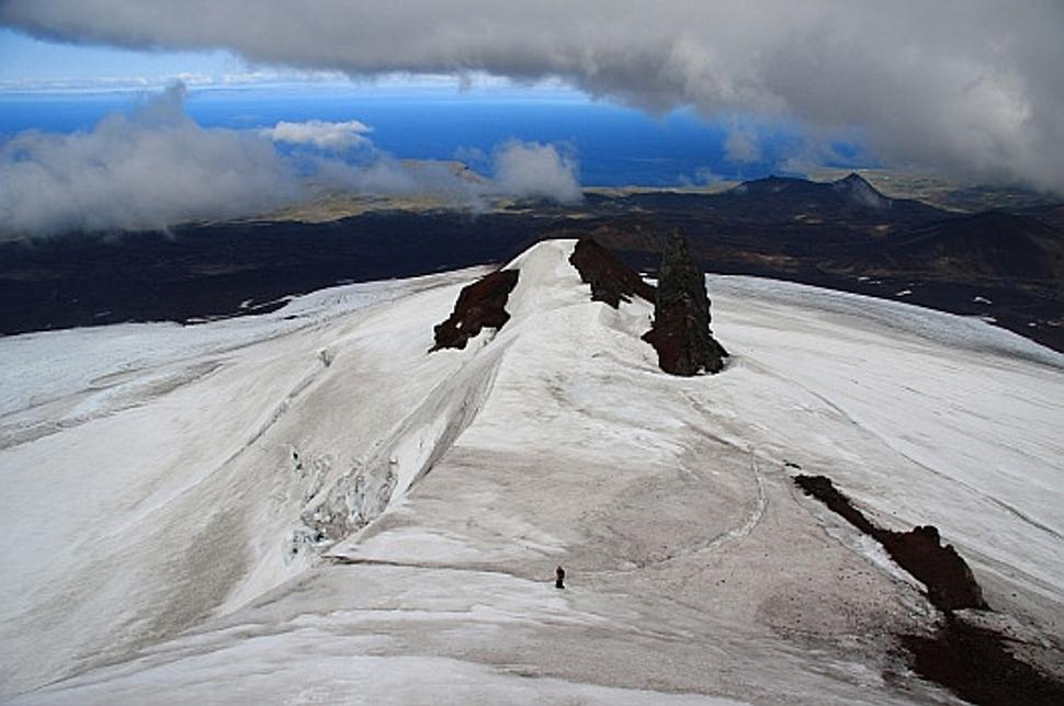 Snaefellsjokull - 5 metrov pod vrcholom