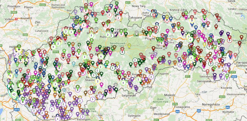 Mapa všetkých kandidátov do parlamentných volieb 2016