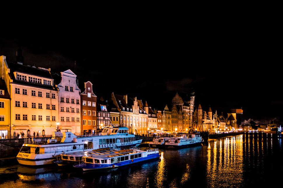 Nočný Gdansk