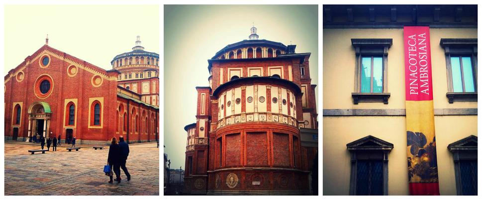 Kostol a dominikánsky kláštor Santa Maria Delle Grazie v Miláne, ktorý ukrýva poklad v podobe fresky od Leonarda da Vinciho. V Pinacotece Ambrosiane nájdete vzácny Codex Atlanticus.