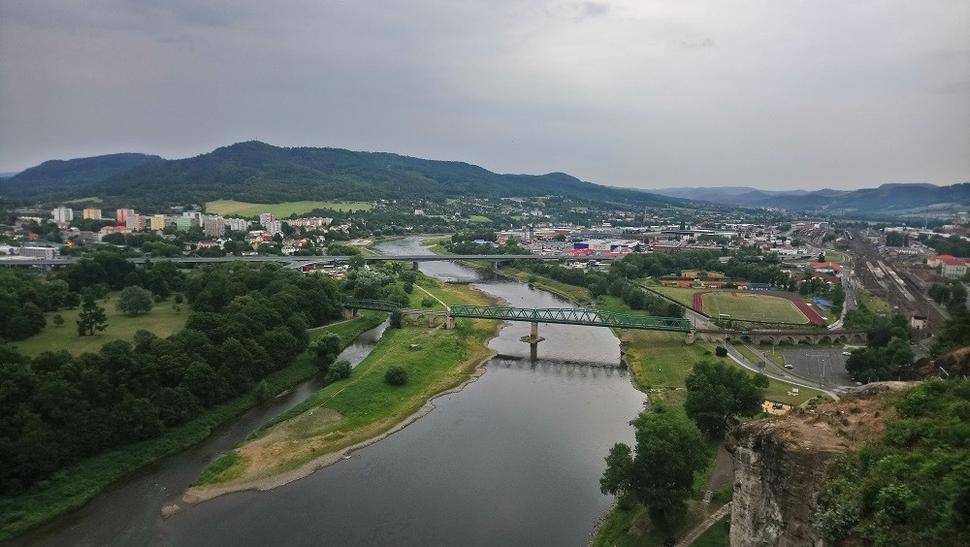 Pohľad na Děčín