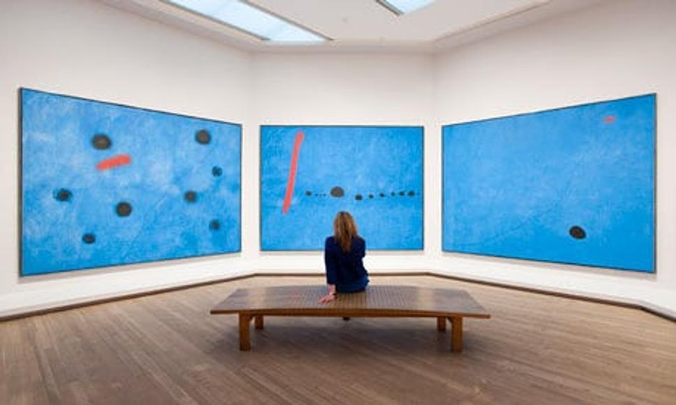 • Joan Miró i Ferrà: Triptych Bleu I, II, III •