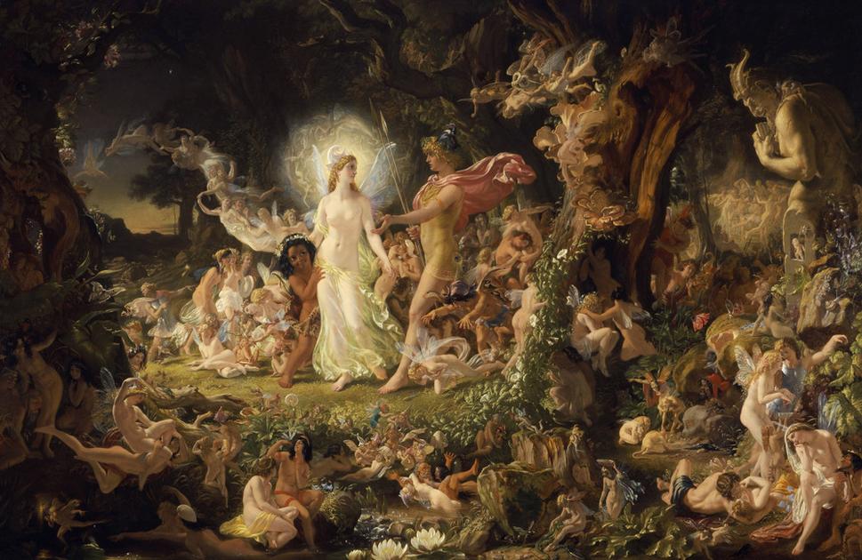 Zvada medzi Oberonom a Titaniou (1849)