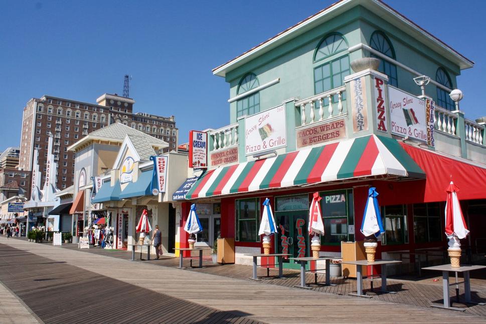 Promenáda v Atlantic City