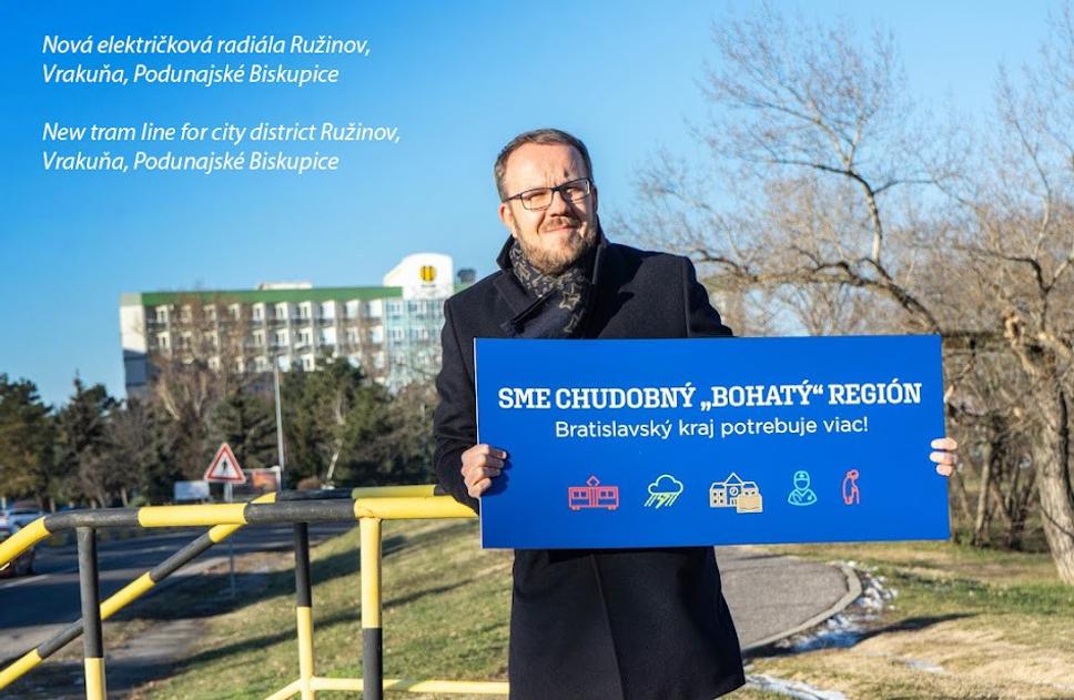 Aj tadeto by mala ísť nová električková radiála do Podunajských Biskupíc a Vrakune.