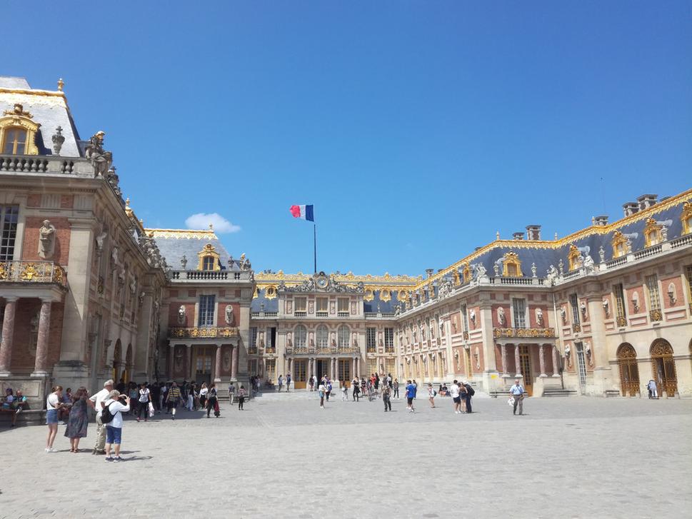 Zámok vo Versailles.