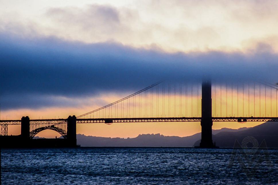 San Francisco, most Golden Gate v Californii