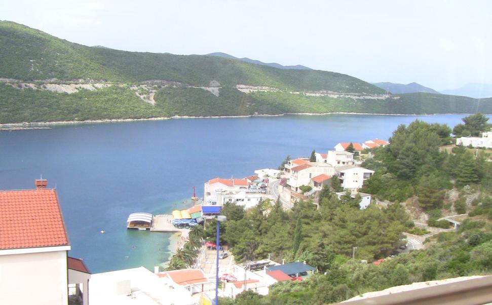 Pohľad na Neum, jediný bosniansky prístav.