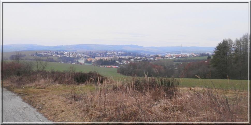 Pohľady na Myjavu z kopca