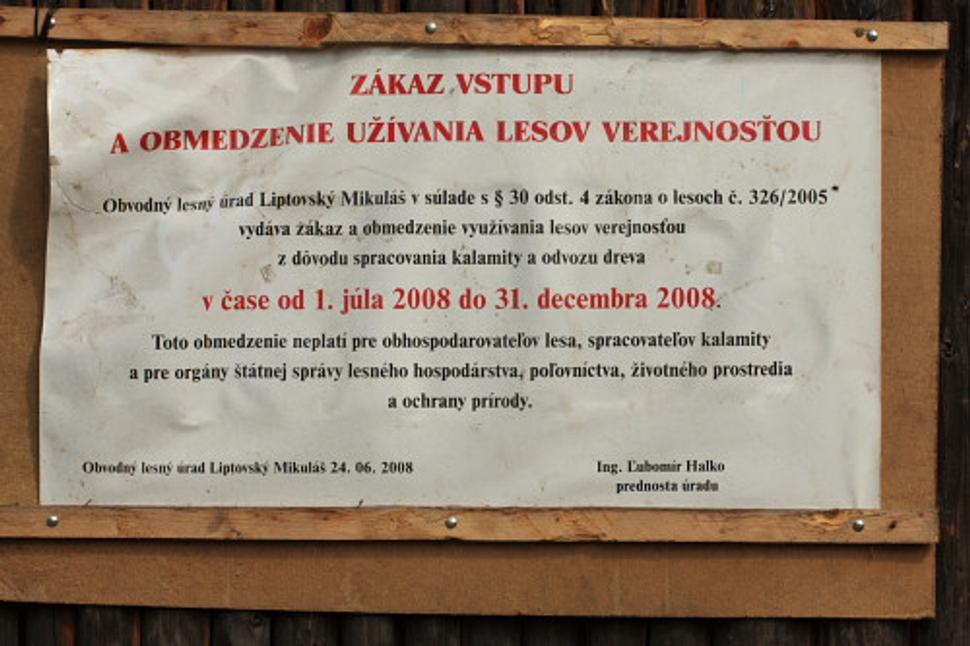 Už neplatný zákaz vstupu