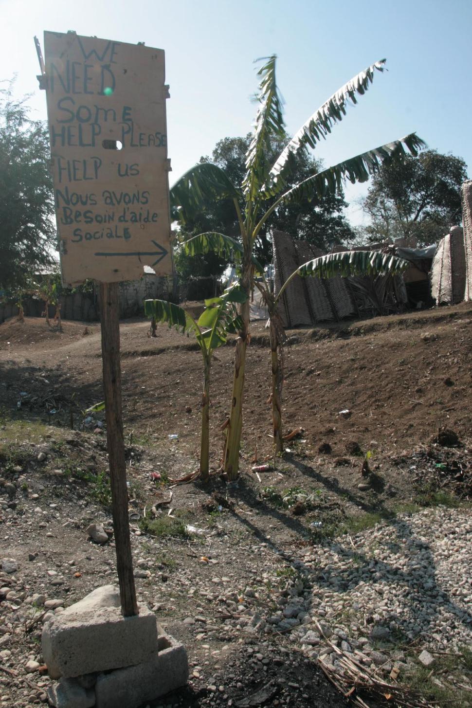 IDP camp pri Léogâne 2010